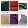 imageTribeca Living Brisbane Oversized Twin Quilt Bedding Set Solid 2Piece Quilted Bedspread Coverlet with Matching Pillow Sham Super Soft Fade and Wrinkle Resistant Quilts Silver GreyPeacock