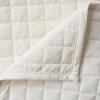 imageTribeca Living Velvet King Quilt Set ThreePiece Box Stitch Bedding Includes Oversized Quilt ampamp Two Shams 260GSM Super Soft Velvet TaupeIvory