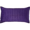 imageTribeca Living Velvet King Quilt Set ThreePiece Box Stitch Bedding Includes Oversized Quilt ampamp Two Shams 260GSM Super Soft Velvet TaupePurple