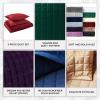imageTribeca Living Velvet King Quilt Set ThreePiece Box Stitch Bedding Includes Oversized Quilt ampamp Two Shams 260GSM Super Soft Velvet TaupeSilver Grey