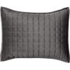 imageTribeca Living Velvet King Quilt Set ThreePiece Box Stitch Bedding Includes Oversized Quilt ampamp Two Shams 260GSM Super Soft Velvet TaupeSmoke Grey