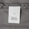 imageTribeca Living Velvet King Quilt Set ThreePiece Box Stitch Bedding Includes Oversized Quilt ampamp Two Shams 260GSM Super Soft Velvet TaupeSmoke Grey