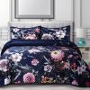 imagePariza Printed Oversized Velvet UltraSoft Luxury Quilt Set with Shams Wrinkle ampamp Fade Resitant AllSeason Diamond Stitching Durable and Fine Quality Queen MulticolorZara Multicolor