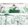 imageAZORES HOME Chloe Floral Printed UltraSoft 2Piece Oversized Quilt Set Easy Care and Fade Resistant  Twin GreenDeep Green