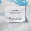 imageAzores 300 Thread Count Organic Cotton Deep Pocket Bed Sheet Set Fits up to 19 Inch Mattress  California King CarolinaYellowGray