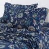 imageAzores 300 Thread Count Organic Cotton Deep Pocket Bed Sheet Set Fits up to 19 Inch Mattress  California King CarolinaYellowIngrid Blue