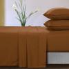 imageTribeca Living MF110DPSSCKPU Solid Deep Pocket Sheet Set California King PurpleCamel