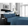 imageTribeca Living MF110DPSSCKPU Solid Deep Pocket Sheet Set California King PurpleMoonlight Blue
