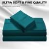 imageTribeca Living MF110DPSSCKPU Solid Deep Pocket Sheet Set California King PurplePeacock