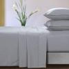 imageTribeca Living MF110DPSSCKPU Solid Deep Pocket Sheet Set California King PurplePlatinum
