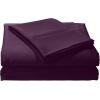 imageTribeca Living MF110DPSSCKPU Solid Deep Pocket Sheet Set California King PurplePurple