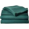 imageTribeca Living MF110DPSSCKPU Solid Deep Pocket Sheet Set California King PurpleTeal