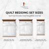 imageTribeca Living Oversized Velvet Quilt 2Piece Twin Bed Set 260GSM Soft Quilted Velvet Includes One Quilt ampamp One Sham CamelChocolate