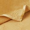 imageTribeca Living Oversized Velvet Quilt 2Piece Twin Bed Set 260GSM Soft Quilted Velvet Includes One Quilt ampamp One Sham CamelGold