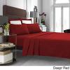 imageTribeca Living SOLFL170SSCKCH Solid 5Ounce Flannel Extra Deep Pocket Cal Chocolate California King Sheet SetDeep Red