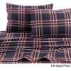 imageTribeca Living SOLFL170SSCKCH Solid 5Ounce Flannel Extra Deep Pocket Cal Chocolate California King Sheet SetSilver Grey