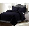 imageTribeca Living FLOQUILTTWBL Lyon Printed Oversized Geometric Quilt Set Twin Floral MultiBlack