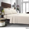 imageTribeca Living SOLFL170SSCKCH Solid 5Ounce Flannel Extra Deep Pocket Cal Chocolate California King Sheet SetIvory