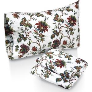 imageTribeca Living SOLFL170SSCKCH Solid 5Ounce Flannel Extra Deep Pocket Cal Chocolate California King Sheet SetRainforest