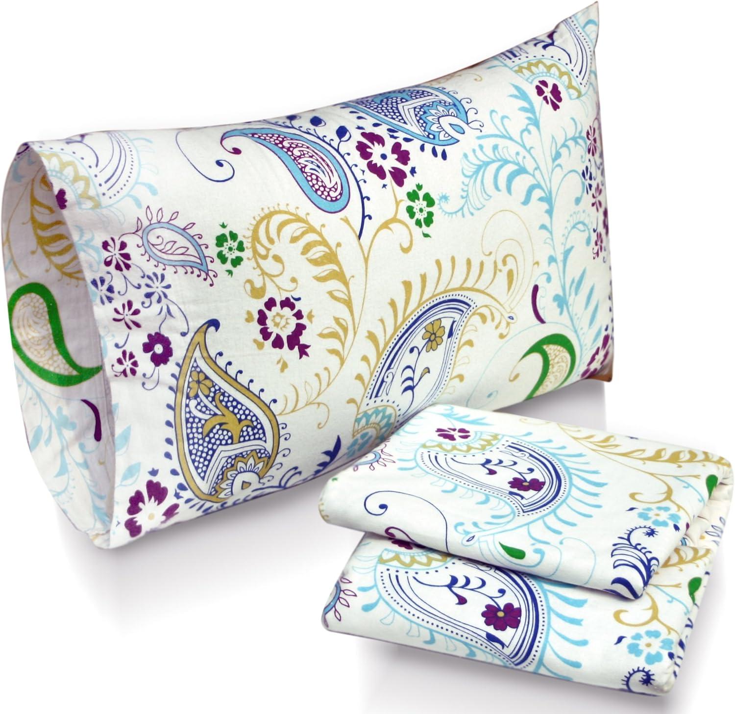 imageTribeca Living 170PKPRFLSS1 California King Paisley GardenHarmony Multi