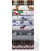 imageTribeca Living 100 Cotton Flannel Sheet Set  Deep Pocket 170GSM Ultra Soft ampamp Cozy Bedding for Winter Cal King Plaid MooseCharleston Plaid