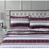 imageTribeca Living 100 Cotton Flannel Sheet Set  Deep Pocket 170GSM Ultra Soft ampamp Cozy Bedding for Winter Cal King Plaid MooseFleur