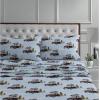 imageTribeca Living 100 Cotton Flannel Sheet Set  Deep Pocket 170GSM Ultra Soft ampamp Cozy Bedding for Winter Cal King Plaid MooseFleur