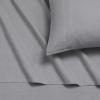 imageTribeca Living 100 Cotton Flannel Sheet Set  Deep Pocket 170GSM Ultra Soft ampamp Cozy Bedding for Winter Cal King Plaid MooseHeather Grey