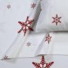 imageTribeca Living 170PKPRFLSS1 California King Paisley GardenBianca Snowflakes