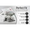 imageTribeca Living 170PKPRFLSS1 California King Paisley GardenBianca Snowflakes