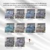 imageTribeca Living 170PKPRFLSS1 California King Paisley GardenDeep Blue