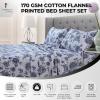 imageTribeca Living 170PKPRFLSS1 California King Paisley GardenDeep Blue