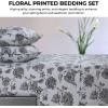 imageTribeca Living 170PKPRFLSS1 California King Paisley GardenDeep Grey