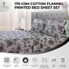 imageTribeca Living 170PKPRFLSS1 California King Paisley GardenDeep Grey