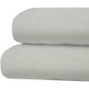 imageTribeca Living FLSOEDSS Luxury Solid Flannel Deep Pocket Sheet Set Cal King ChocolatePlatinum