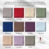 imageTribeca Living FLSOEDSS Luxury Solid Flannel Deep Pocket Sheet Set Cal King ChocolatePurple