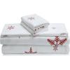 imageTribeca Living 170PKPRFLSS1 California King Paisley GardenBianca Snowflakes