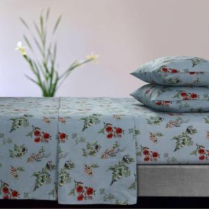 imageTribeca Living 170PKPRFLSS1 California King Paisley GardenBlue