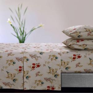 imageTribeca Living 170PKPRFLSS1 California King Paisley GardenCream