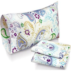 imageTribeca Living 170PKPRFLSS1 California King Paisley GardenPaisley Garden
