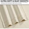 imageTribeca Living BAMB300SSCKWH 300 TC Rayon from Bamboo Deep Pocket Sheet 4 Piece Set WhiteIvory