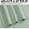 imageTribeca Living BAMB300SSCKWH 300 TC Rayon from Bamboo Deep Pocket Sheet 4 Piece Set WhiteSage Green