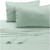 imageTribeca Living BAMB300SSCKWH 300 TC Rayon from Bamboo Deep Pocket Sheet 4 Piece Set WhiteSage Green