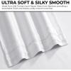 imageTribeca Living BAMB300SSCKWH 300 TC Rayon from Bamboo Deep Pocket Sheet 4 Piece Set WhiteWhite