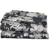 imageTribeca Living California King Bed Sheet Set 300 Thread Count Soft Cotton Sateen Floral Print with Extra Deep Pockets 4Piece Bedding Set Park MulticolorVernazza CharcoalMulti