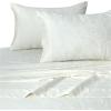 imageTribeca Living California King Bed Sheet Set 300 Thread Count Soft Cotton Sateen Floral Print with Extra Deep Pockets 4Piece Bedding Set Park MulticolorPaisley Park Multi