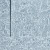 imageTribeca Living Cotton Percale Queen Size Bed Sheet Set 300 Thread Count Extra Deep Pockets MulticolorDanielle Paisley Blue