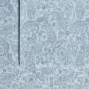 imageTribeca Living Cotton Percale Queen Size Bed Sheet Set 300 Thread Count Extra Deep Pockets MulticolorDanielle Paisley Blue