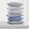 imageTribeca Living Cotton Percale Queen Size Bed Sheet Set 300 Thread Count Extra Deep Pockets MulticolorEmma Floral Grey