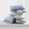 imageTribeca Living Cotton Percale Queen Size Bed Sheet Set 300 Thread Count Extra Deep Pockets MulticolorEmma Floral Grey